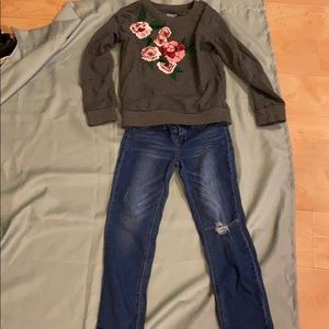 HUDSON Floral Sweater